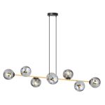 Emibig Hanglamp Gravity Staal Zwart | Geschikt voor 8x E14 - Max 10W
