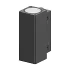 Ledvance Wandlamp Urban Vario Aluminium Zwart Up & Down 27W 2700lm - 830-840 CCT | IP65 - Dali Dimbaar