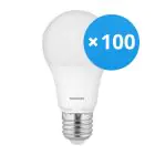 Voordeelpak 100x Noxion Pro LED E27 Peer Mat 5.5W 470lm - 827 Zeer Warm Wit | Dimbaar - Vervangt 40W