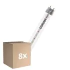 Voordeelpak 8x Osram LED Buis T8 Fluora (EM/Mains) Standard Output 15W 1150lm - 825 Zeer Warm Wit | 120cm - Vervangt 36W